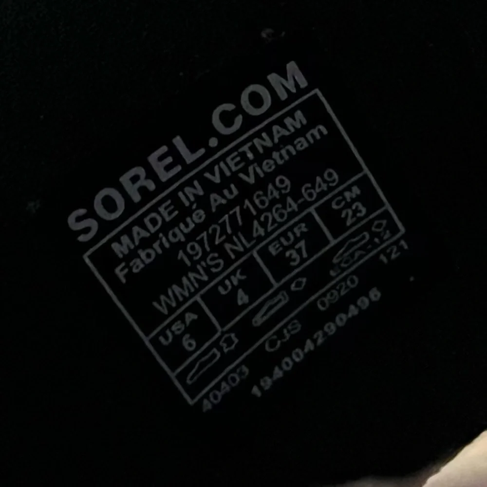 SOREL Women's Ella II Flat Slide Mauve Vapor Full Grain Leather Size 6